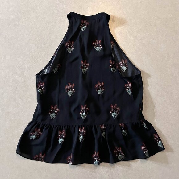 A.L.C. Binx Silk Peplum Top ASO Hope Mikaelson - Picture 5 of 9